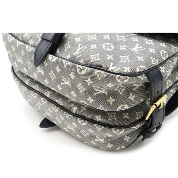 Louis Vuitton Monogram Idile Saumur PM Shoulder Bag Canvas Leather Ankle Blue - Picture 3 of 8